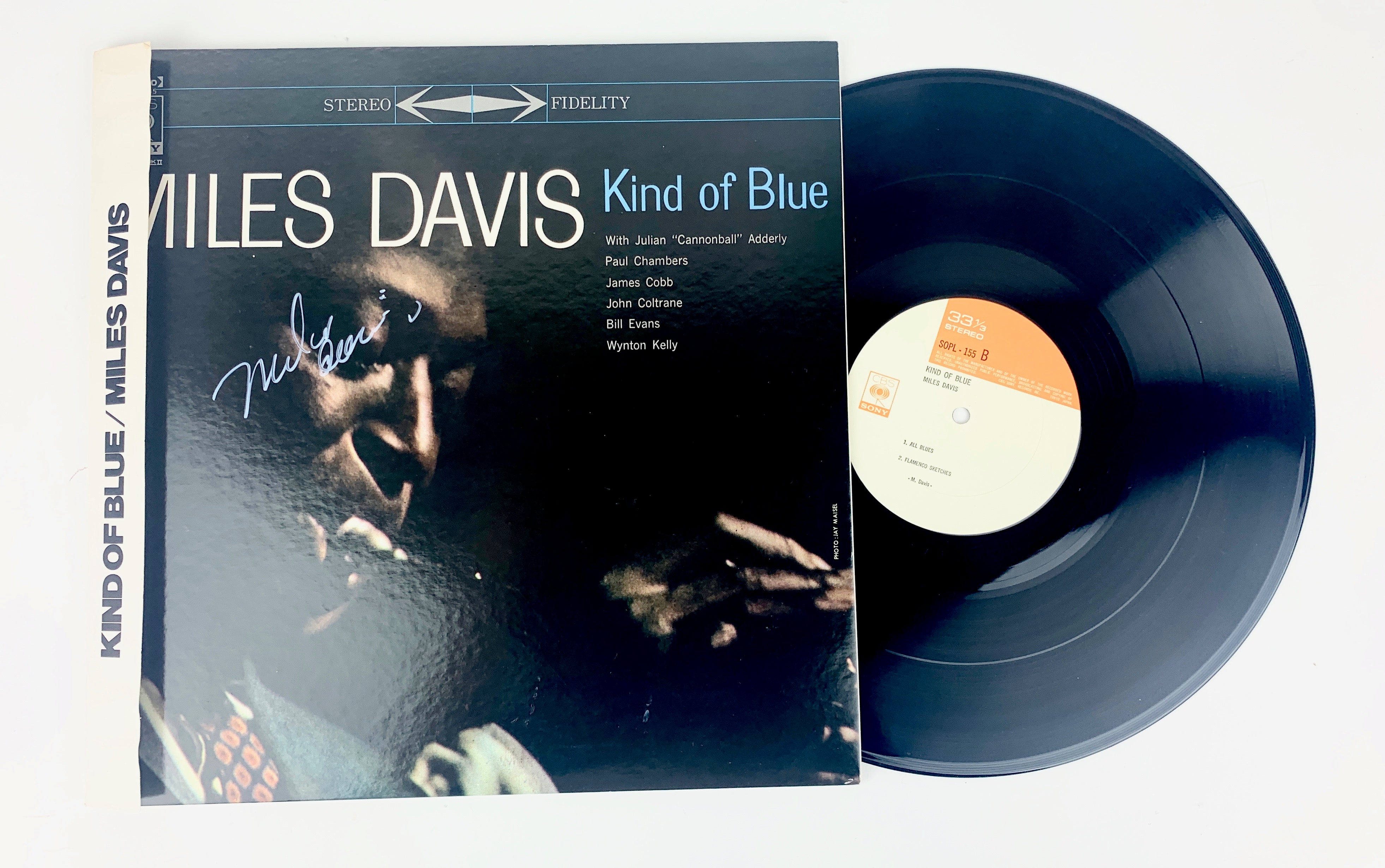 Kriger Bemyndige Krigsfanger Davis, Miles. (1926–1991) Kind of Blue - SIGNED – "B" Dry Goods