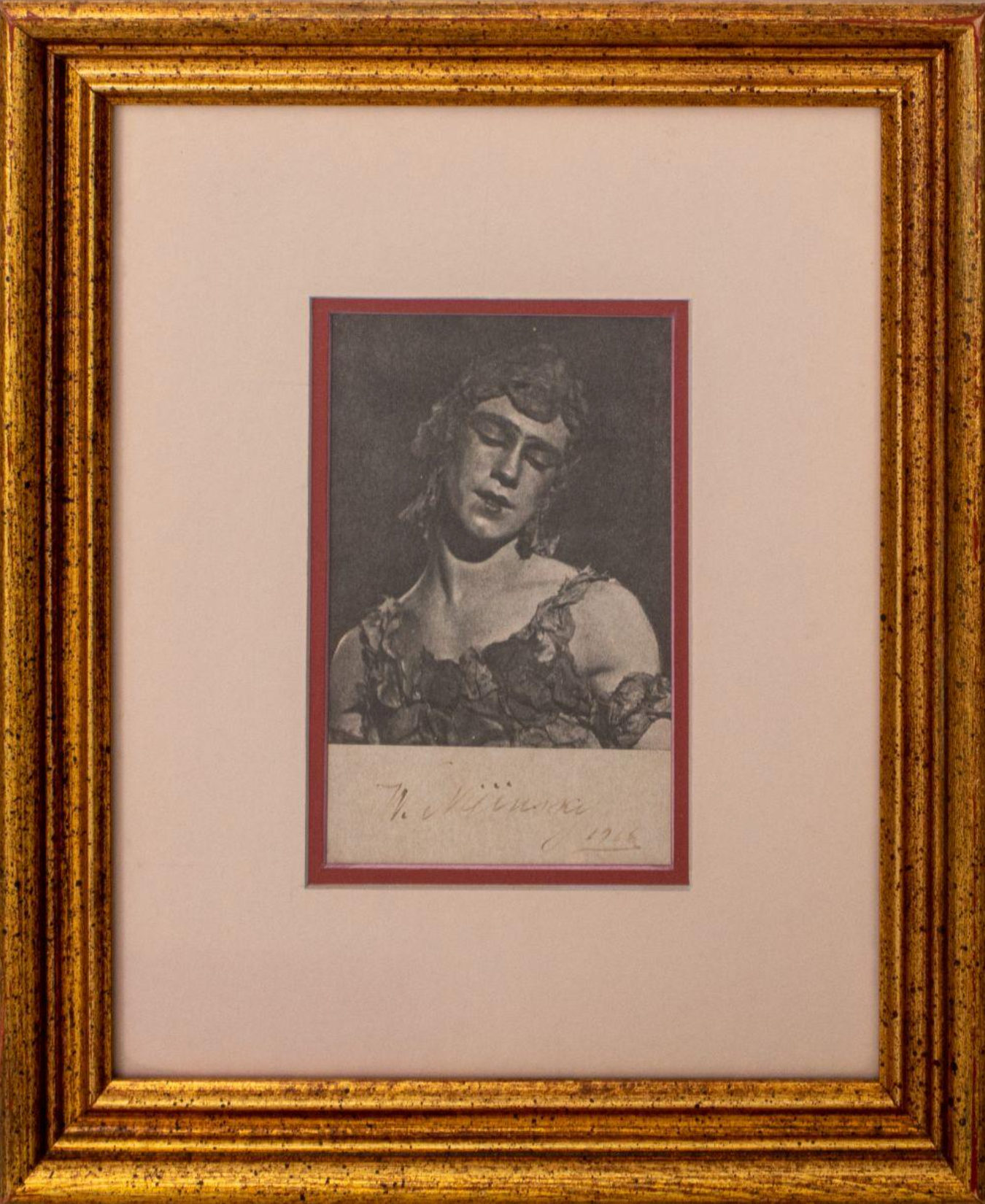 Nijinsky, Waslaw. (1889-1950) [Balogh, Rudolf. (1879-1944)]: Signed Photograph in "Spectre de la Rose."