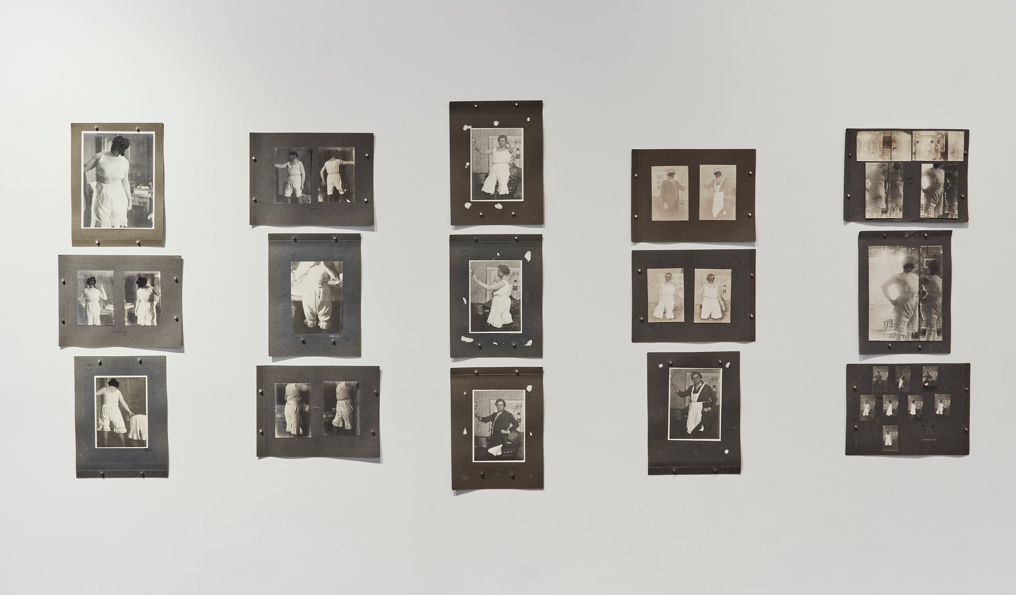 ANONYMOUS [“R.P.F.”]  199 Self Portrait Photographs (109 on display), ca. 1923–1938