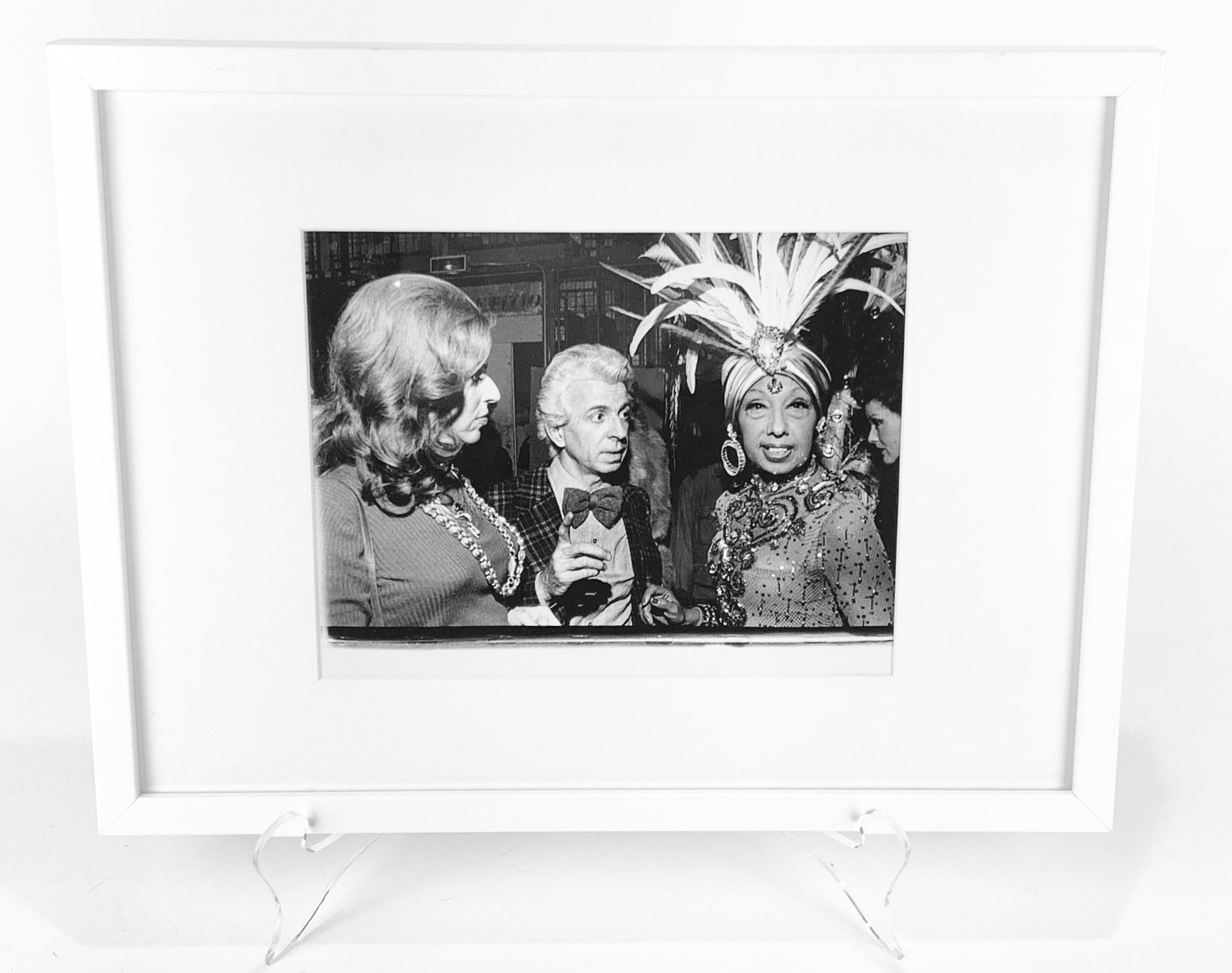 [Baker, Josephine. (1906–1975)] Cunningham, Bill. (1929–2018)  Original Photograph at the Battle of Versailles Fashion Show, 1973