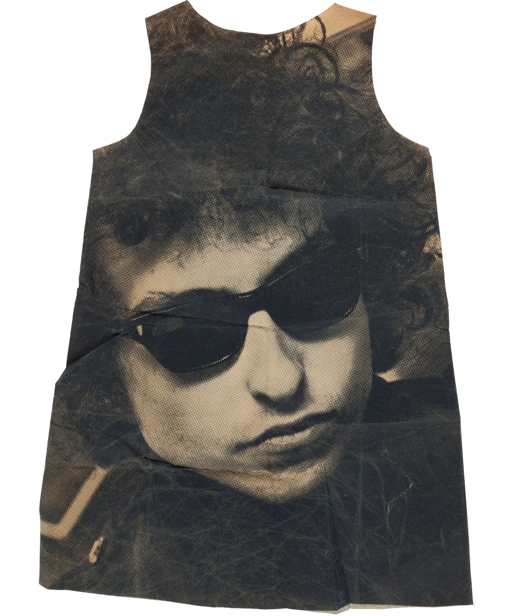Dylan, Bob. (b. 1941) Paper Dress - Likely manufactured in the United Kingdom by Scott Paper Company in 1966