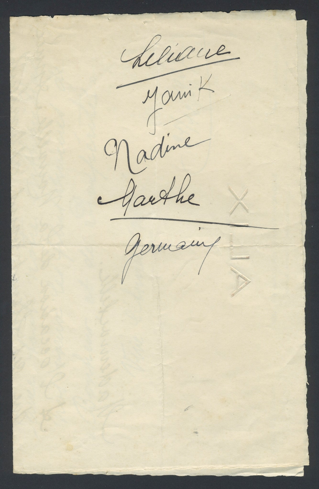 Madame Grès. (1903–1993) Typed Letter Signed to Jacques Chirac. 1987.