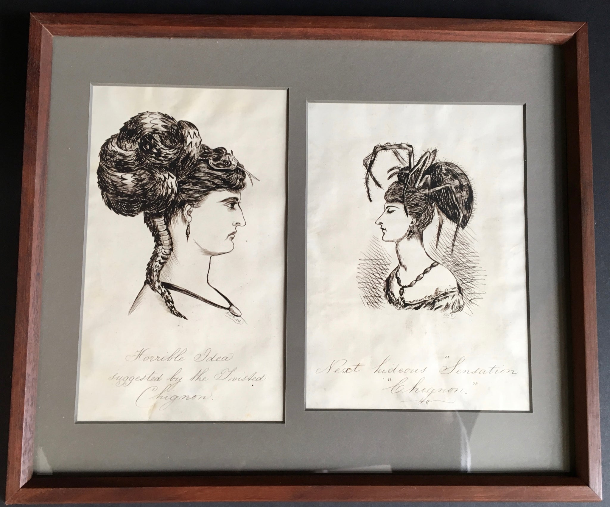 Tatham, Elizabeth Hideous Hairdos, 1868