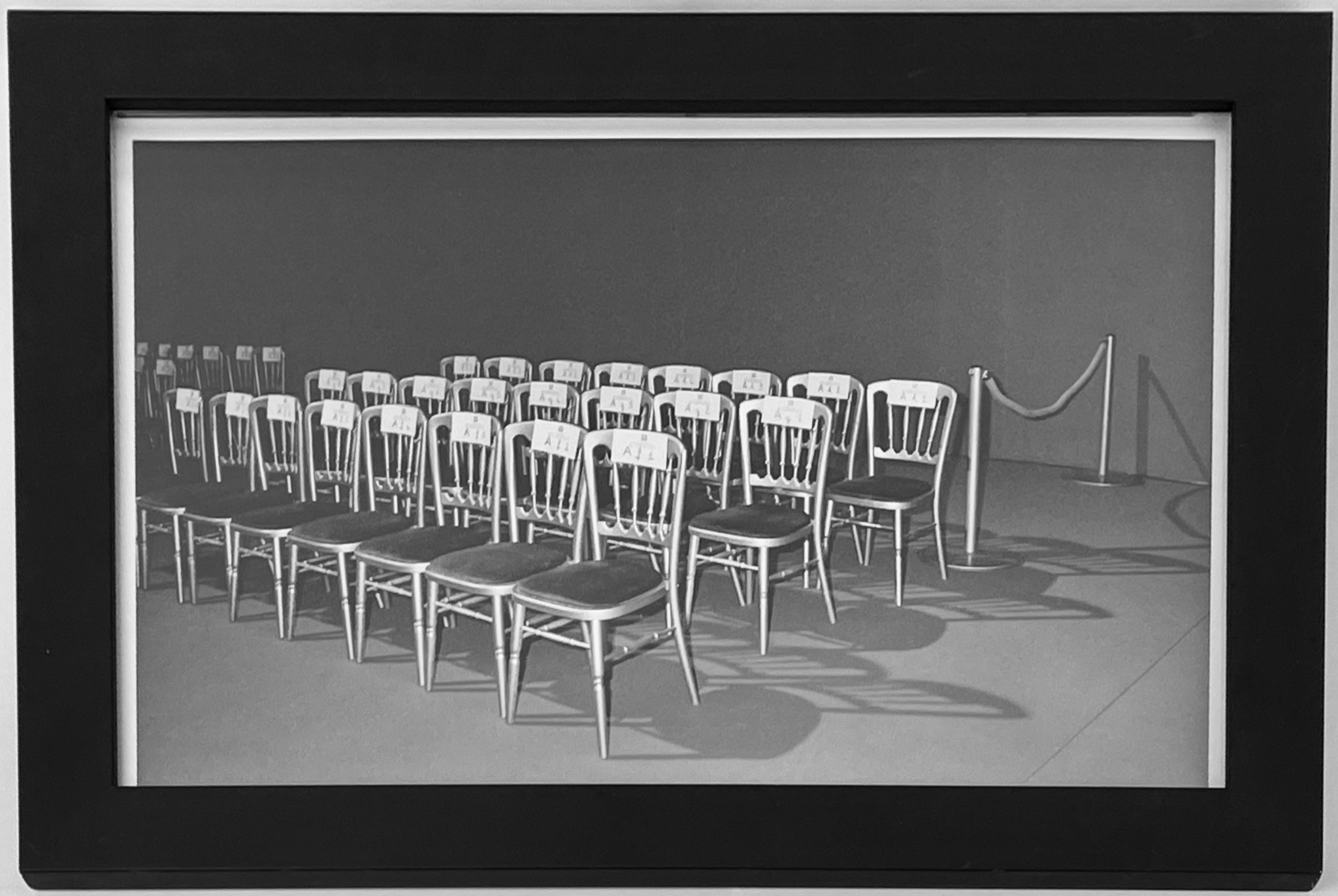 Ladin, Miles. Chairs at the Givenchy fashion show, Paris, 1996