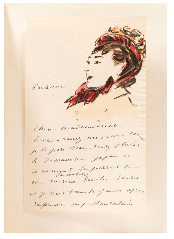 Manet, Édouard - "Lettres Illustrees de Edouard Manet"