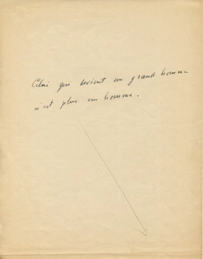 Francis Picabia Celui qui devient un grand homme n'est plus un homme, ca. 1920