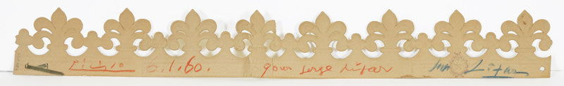 Picasso, Pablo. (1881–1973) [Lifar, Serge. (1905–1986)] Signed Paper Crown to Serge Lifar