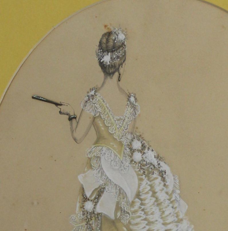 Pilatte, Charles. (1814–1881) [Worth, Charles Frederick. (1825 - 1895)] Dress Designs for Maison Worth