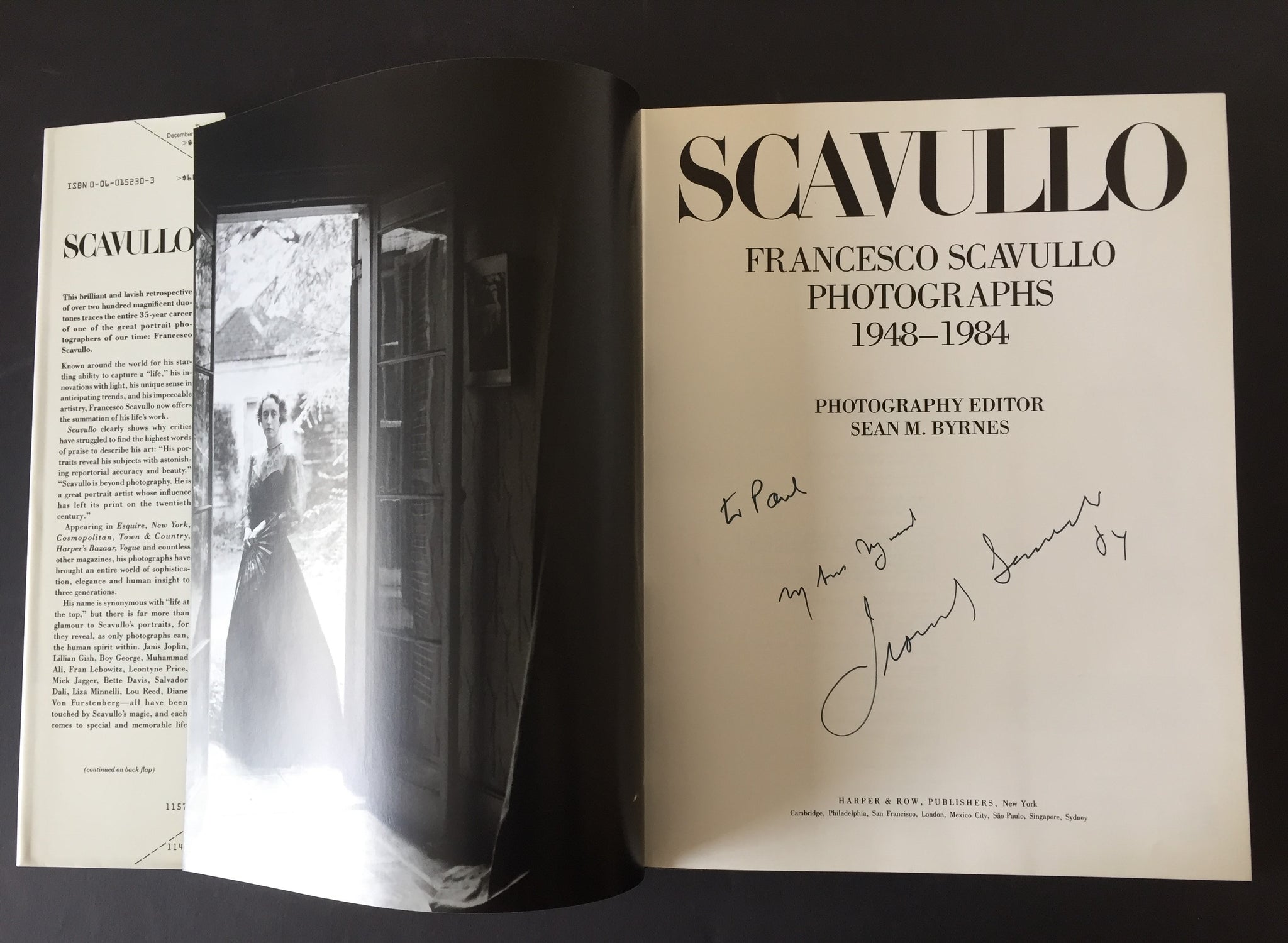 Scavullo: Francesco Scavullo photographs, 1948-1984 – SIGNED