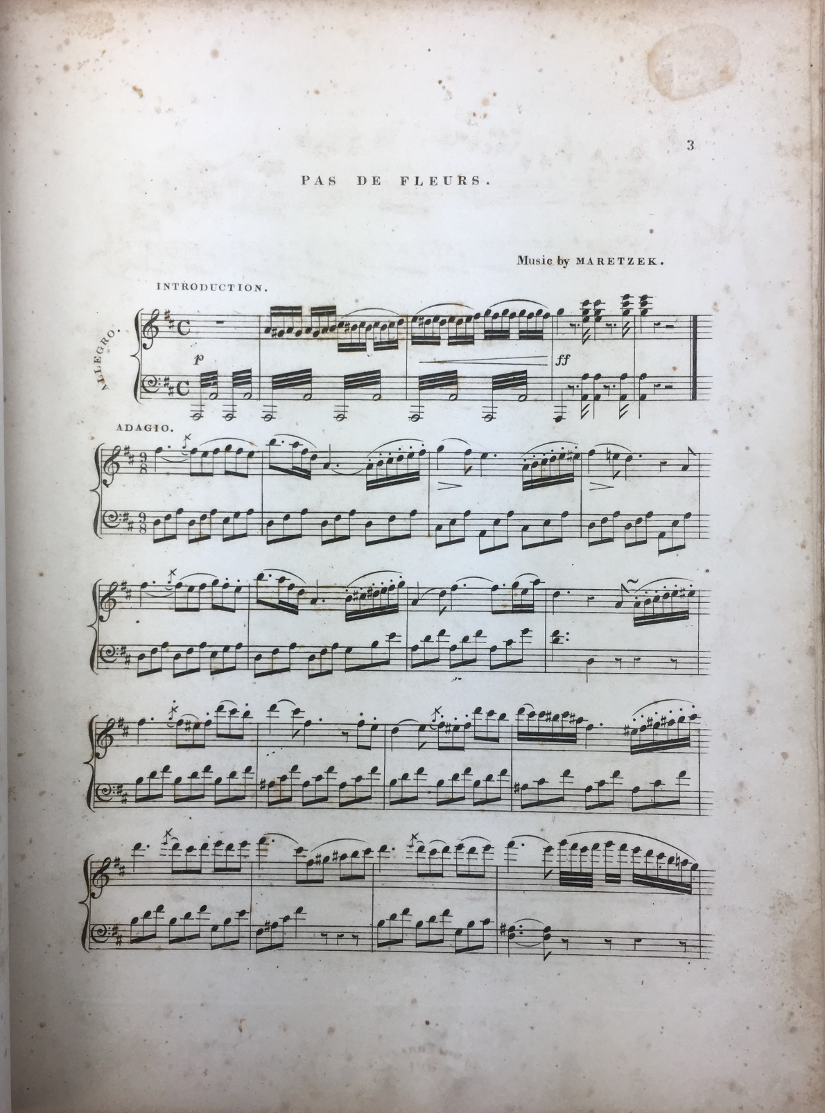 [Viennoise Children] Maretzek, Max. (1821–1897) The Flower Dance of the Viennoise Children - Sheet Music