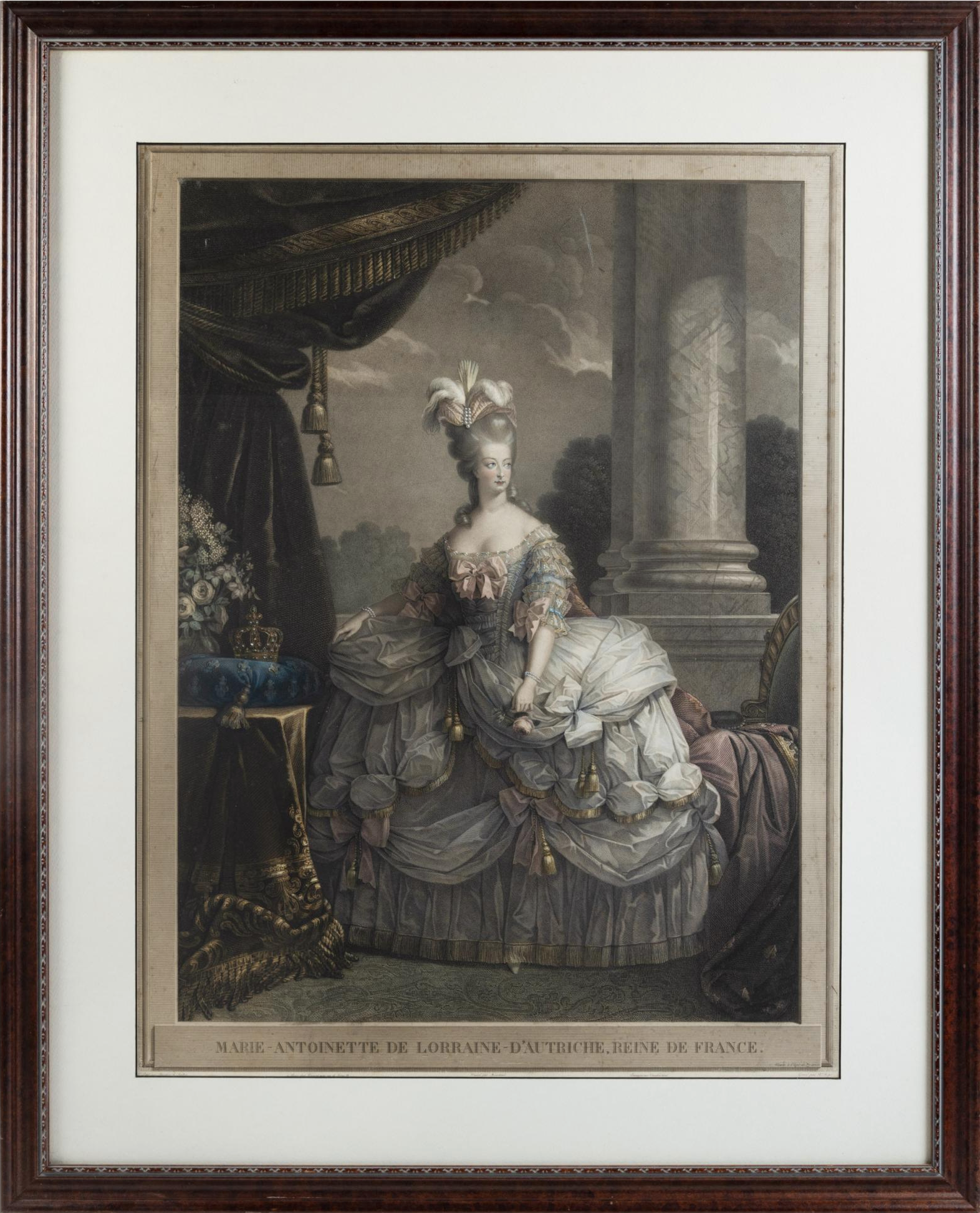 [Marie Antoinette (1755–1793)] [Vigée Le Brun, Louise-Élisabeth. (1755-1842)] "Marie-Antoinette de Lorraine, d'Autriche, Reine de France,” ca. 1779/1828