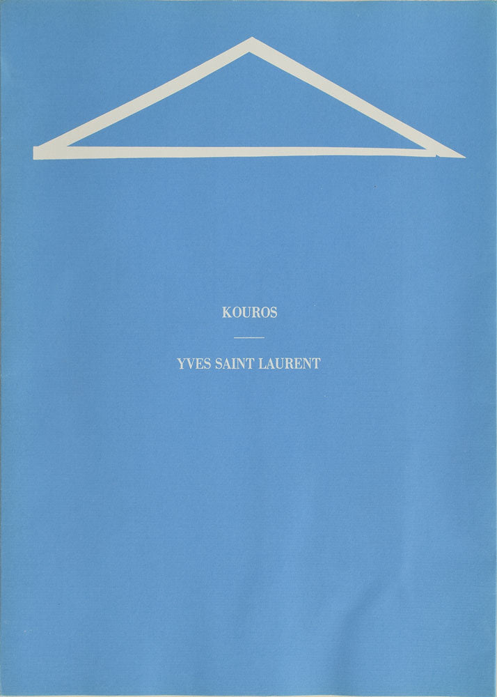 Saint Laurent, Yves. (1936–2008) Kouros – SIGNED