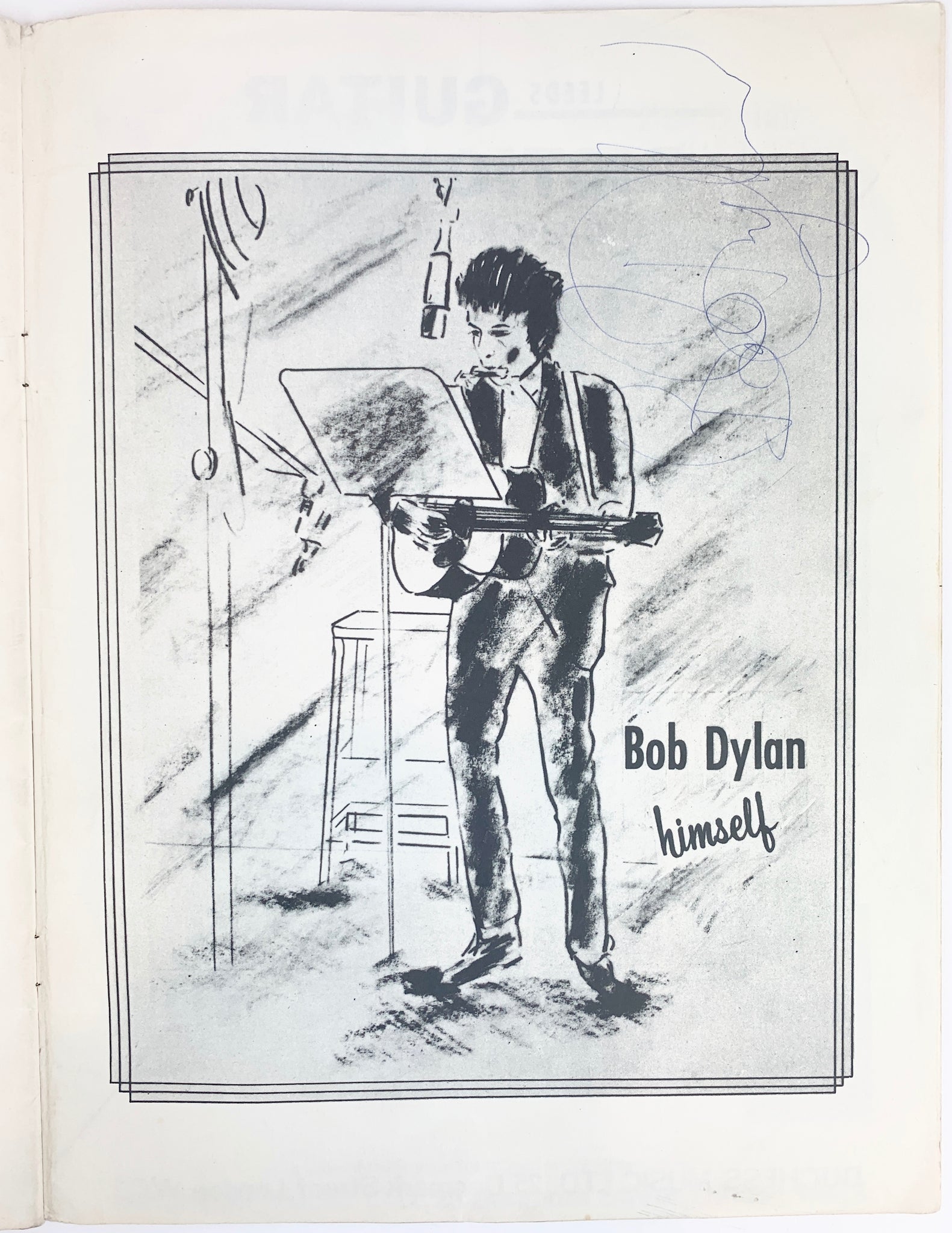 Dylan, Bob. (b. 1941): "Bob Dylan Himself: His Words, His Music" - Signed Songbook