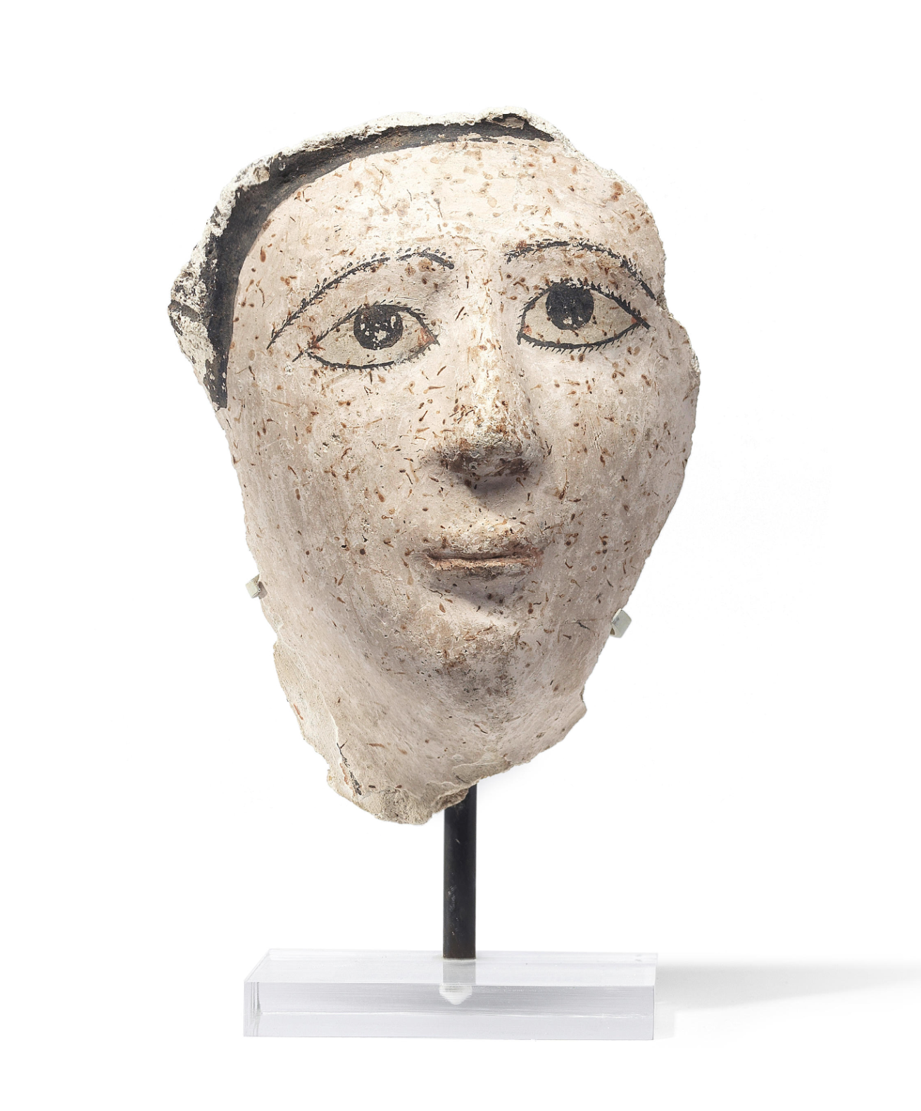 [Romano Egyptian]: Mask of a young woman, ca. 200 CE