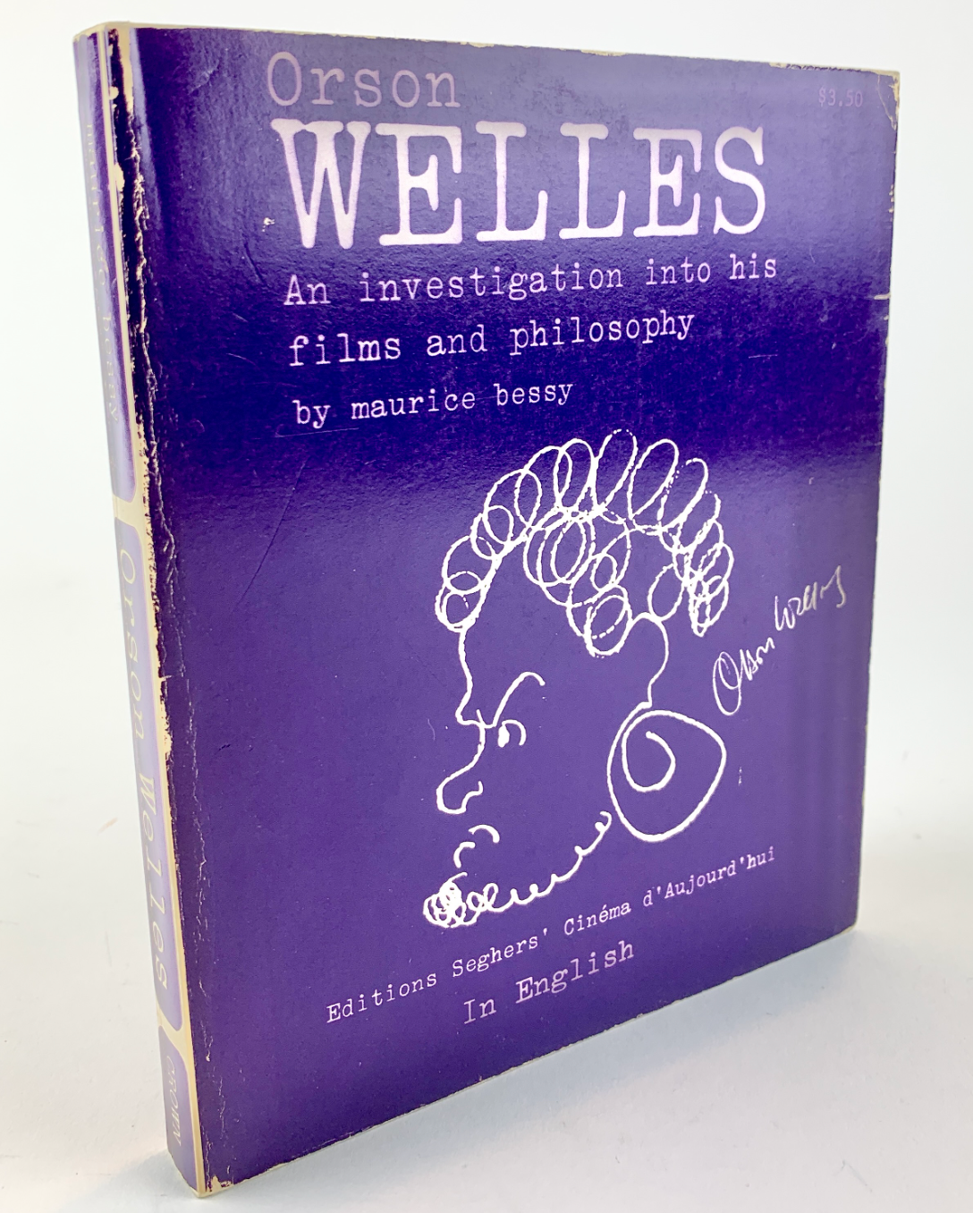 Welles, George Orson. (1915–1985) [Bessy, Maurice.]: Orson Welles. An Investigation into His Films and Philosophy - SIGNED BY WELLES