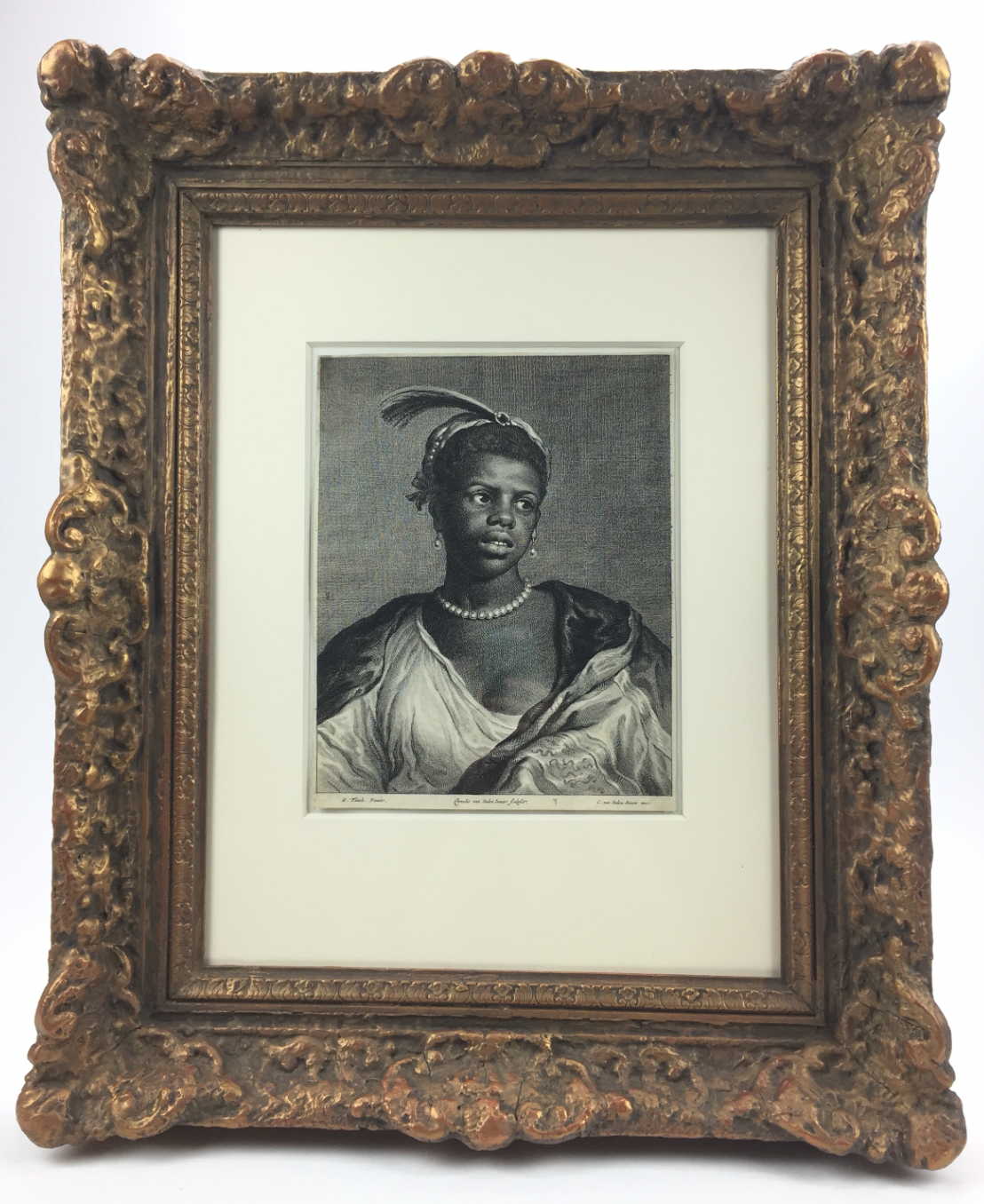 [Flinck, Govaert. (1615–1660)] Van Dalen, Cornelis. (1638–ca. 1664): Portrait of a Black Woman, 1653–64