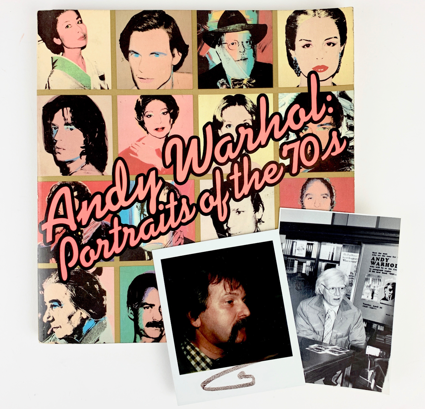Warhol, Andy. (1928–1987) [Essay by Robert Rosenblum, Edited by David Whitney]: Andy Warhol, Portraits of the 70s - SIGNED AND WITH AN ORIGINAL SIGNED POLAROID