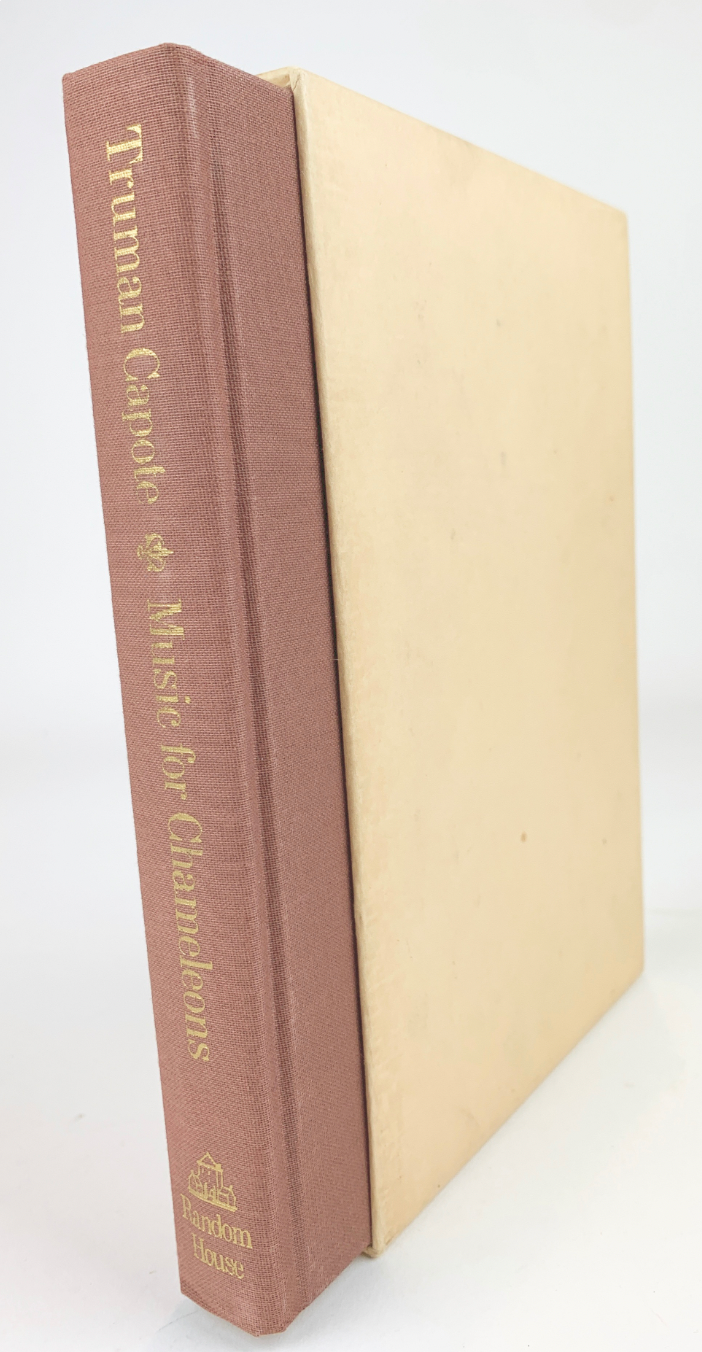 Capote, Truman. (1924-1984) [Halston, Roy. (1932-1990)]: "Music for Chameleons" – Signed and Inscribed to Halston