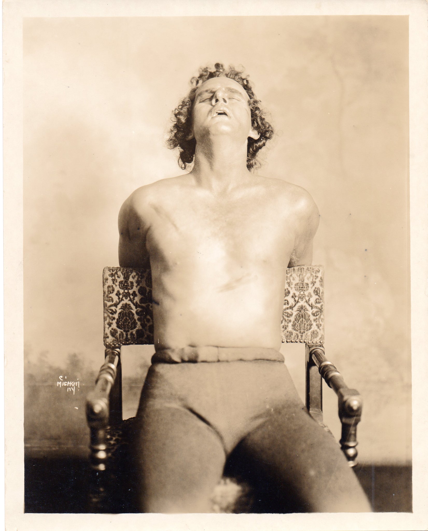 Lawrence Tibbett [Herman Miskin] Original Photograph in “La Cena delle beffe”, ca. 20th century